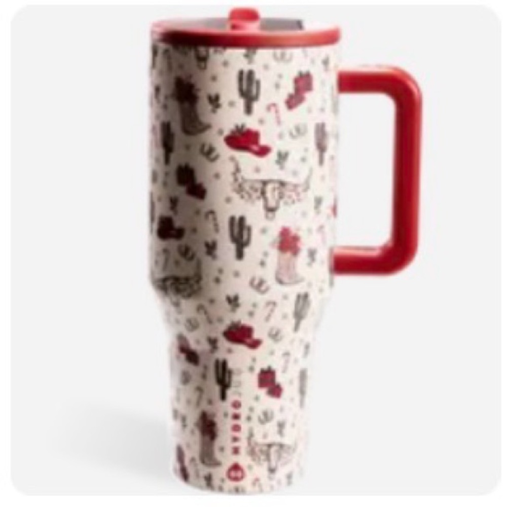 HydroJug 40oz Tumbler Cowboy Christmas